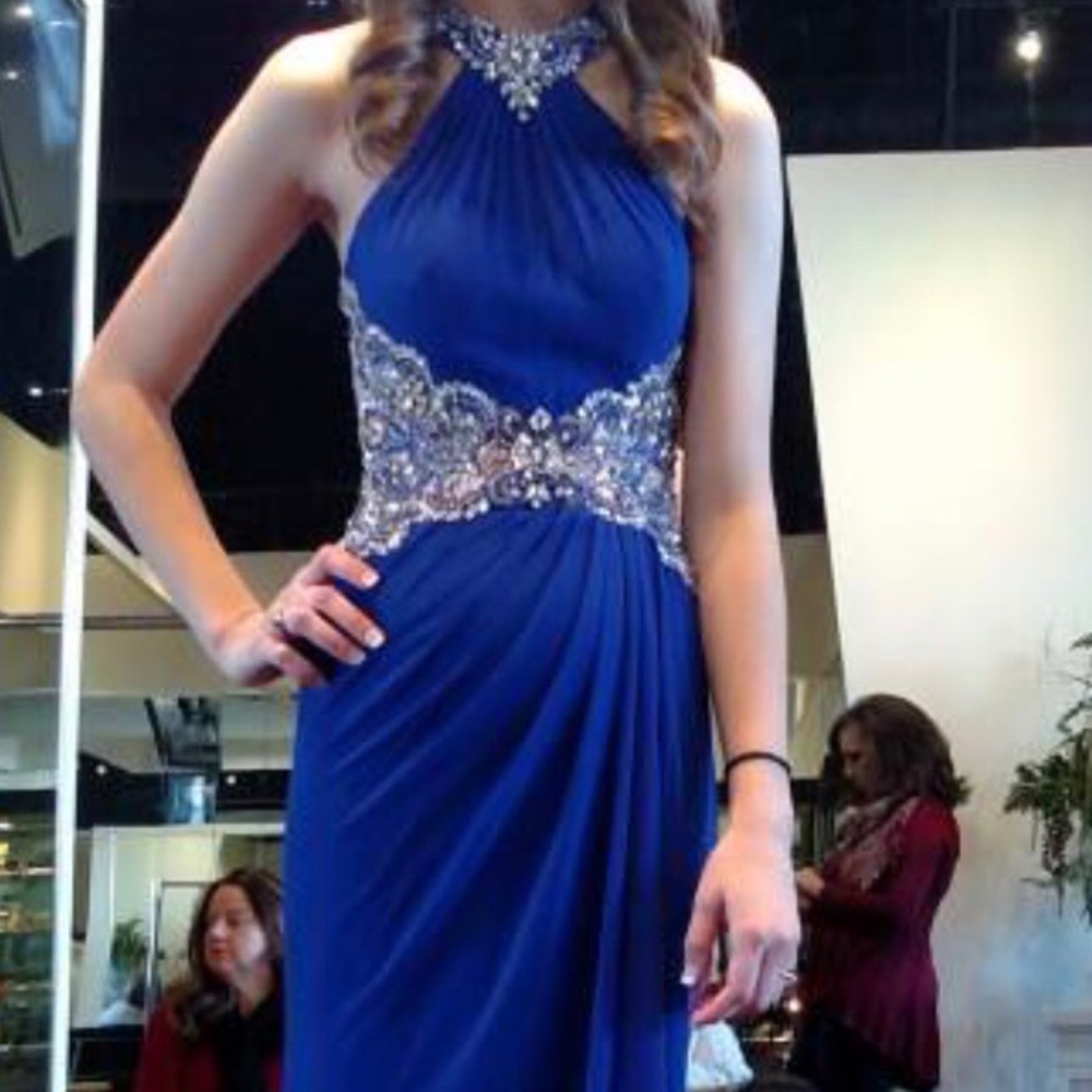 Blue Prom Dress - Picture 5 of 5